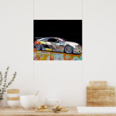 CTS-V Cadillac Race Car Poster (Keuken)