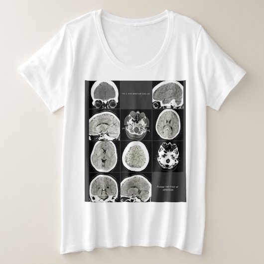 CTScan_ Grote Maat T-shirt (Design voorkant)