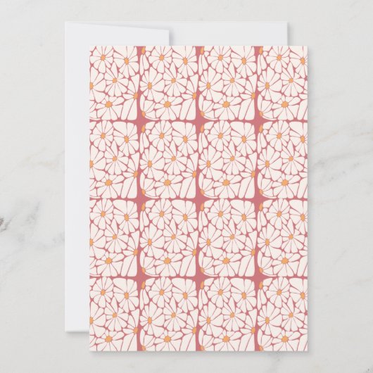 Ctue Floral Moederdag Brunch Uitnodiging (Achterkant)