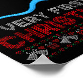 Cture Of My Very First Christmas Joke Funny Xmas  Poster (Hoek)
