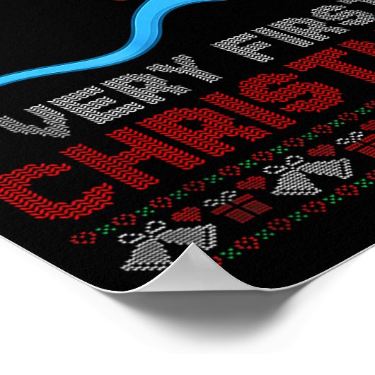 Cture Of My Very First Christmas Joke Funny Xmas  Poster (Hoek)