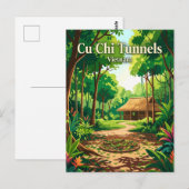 Cu Chi-tunnels Vietnam Briefkaart (Voorkant / Achterkant)