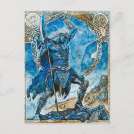 Cú Chulainn "Keltische heldhaftige krijger van Uls Briefkaart