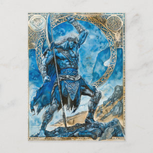 Cú Chulainn "Keltische heldhaftige krijger van Uls Briefkaart