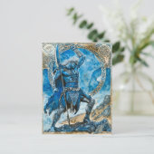 Cú Chulainn, Keltische heldhaftige strijder van Ul Briefkaart (Staand voorkant)