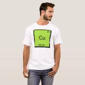 Cu - Cthulhu Funny Chemistry Element Symbol T-shir T-shirt (Voorkant volledig)