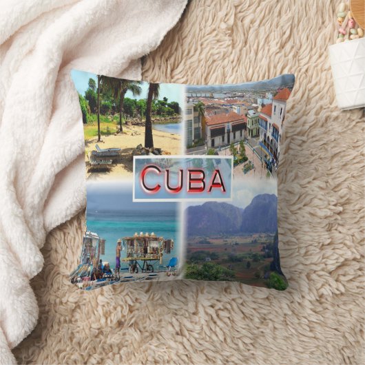 CU Varadero Beach - Santiago de Cuba - Vinales Kussen (Deken)
