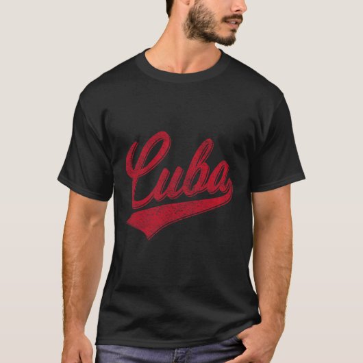 Cu Verkoop Varsity Script Clic Sport Jersey Stijl T-shirt (Voorkant)