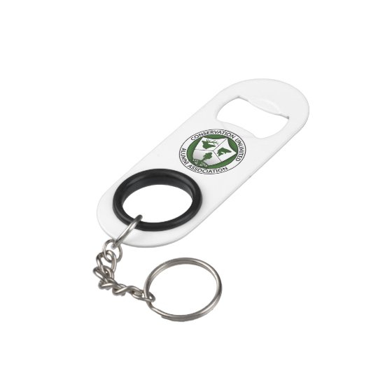 CUAA Logo flesopener Mini Flessenopener (Achterkant Gekanteld)