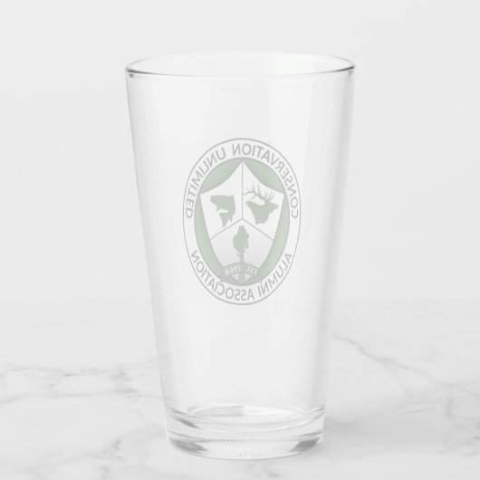 CUAA Logo pint glas (Achterkant)