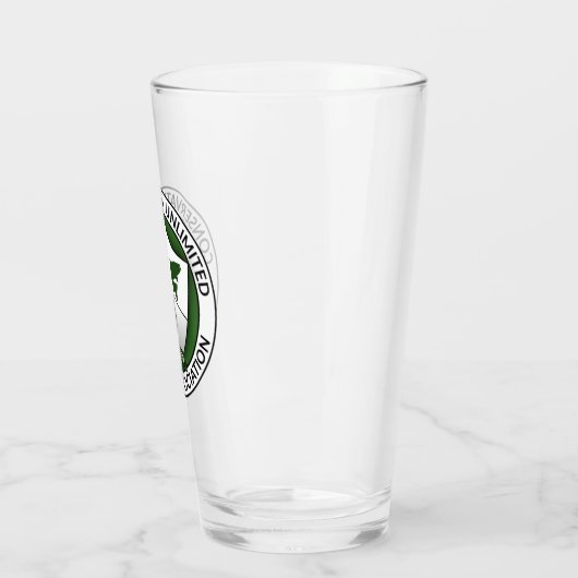 CUAA Logo pint glas (Links)