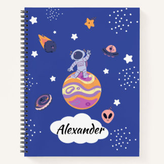 Cuaderno A4 infantil de la Galaxia  Notitieboek