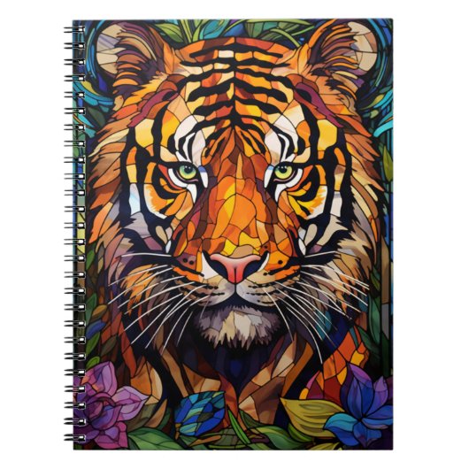 Cuaderno Animales En Arte Vitral Notitieboek (Voorkant)