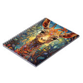 Cuaderno Animales En Arte Vitral Notitieboek (Linkerzijde)