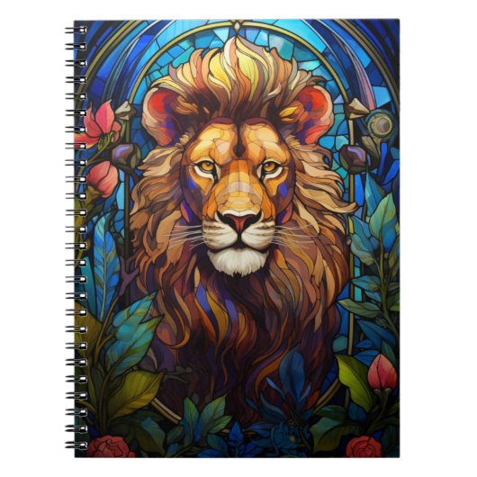 Cuaderno Animales En Arte Vitral Notitieboek (Voorkant)