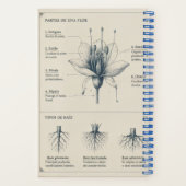 cuaderno botanico notitieboek (Achterkant)