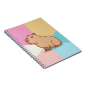 Cuaderno Capybara Soft Pastel-Colored Notitieboek (Rechterzijde)