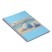 Cuaderno caracolas de Mar con Versículo Romanos Notitieboek (Rechterzijde)