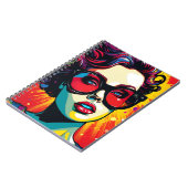 Cuaderno Comic Pop Art Girl Notitieboek (Linkerzijde)