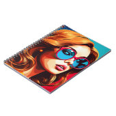 Cuaderno Comic Pop Art Girl Notitieboek (Linkerzijde)