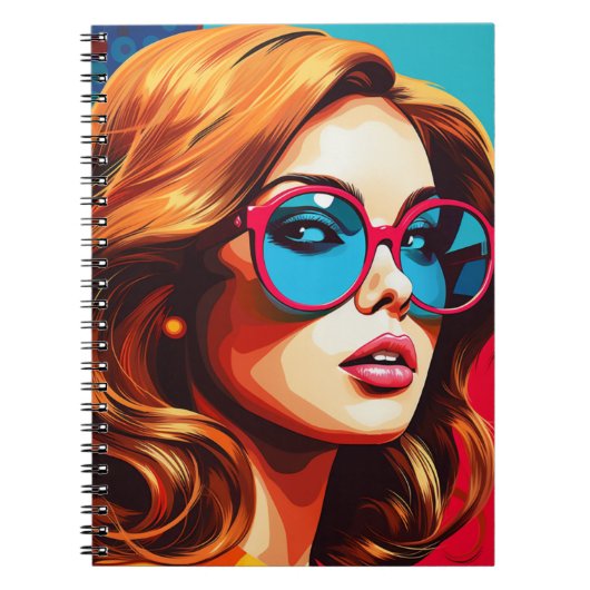 Cuaderno Comic Pop Art Girl Notitieboek (Voorkant)