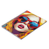 Cuaderno Comic Pop Art Girl Notitieboek (Linkerzijde)