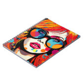 Cuaderno Comic Pop Art Girl Notitieboek (Linkerzijde)