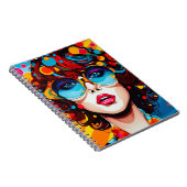 Cuaderno Comic Pop Art Girl Notitieboek (Rechterzijde)