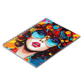 Cuaderno Comic Pop Art Girl Notitieboek (Linkerzijde)