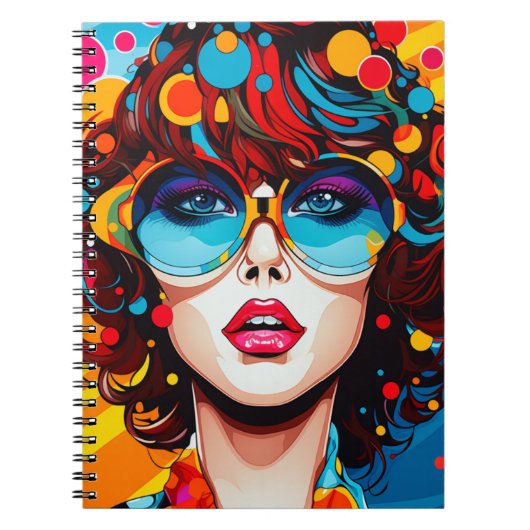 Cuaderno Comic Pop Art Girl Notitieboek (Voorkant)
