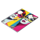 Cuaderno Comic Pop Art Girl Notitieboek (Linkerzijde)