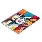 Cuaderno Comic Pop Art Girl Notitieboek (Linkerzijde)