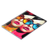 Cuaderno Comic Pop Art Girl Notitieboek (Linkerzijde)