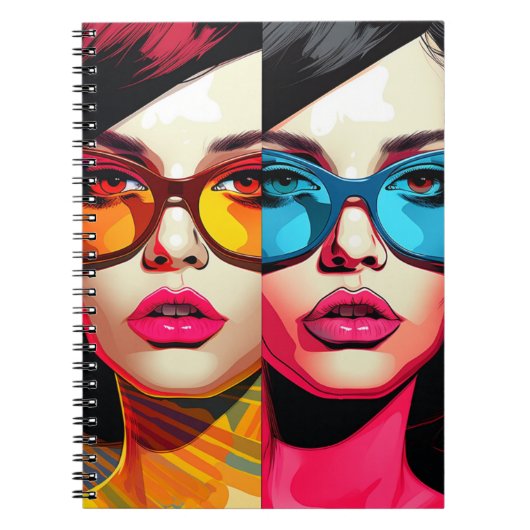 Cuaderno Comic Pop Art Girl Notitieboek (Voorkant)