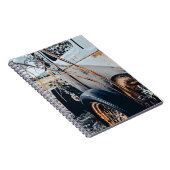 Cuaderno con fotografía de auto antiguo abandonado notitieboek (Rechterzijde)
