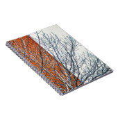 Cuaderno con fotografía de un día de invierno notitieboek (Rechterzijde)
