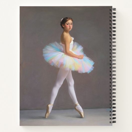 Cuaderno con imagenes de bailarinas notitieboek (Achterkant)
