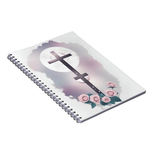 Cuaderno cross tattoo flower 29 notitieboek (Rechterzijde)
