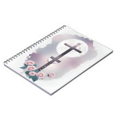 Cuaderno cross tattoo flower 29 notitieboek (Linkerzijde)