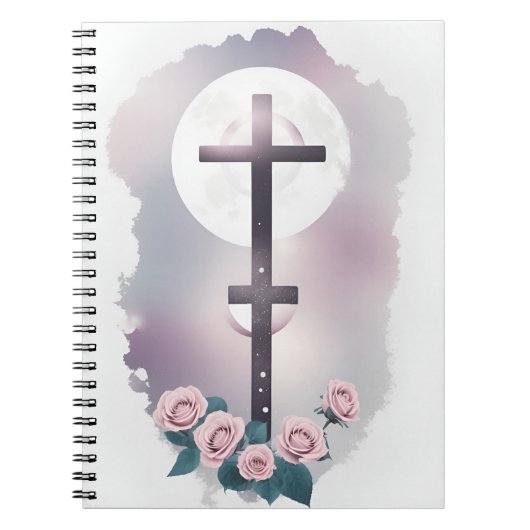 Cuaderno cross tattoo flower 29 notitieboek (Voorkant)