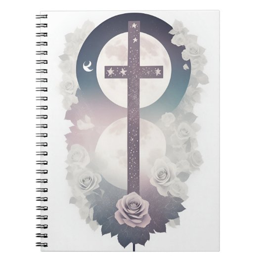 Cuaderno cross tattoo flower 30 notitieboek (Voorkant)