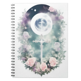 Cuaderno cross tattoo flower 31 notitieboek