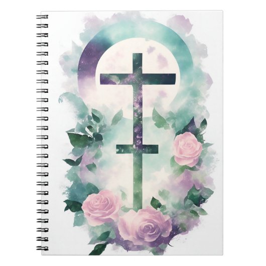 Cuaderno cross tattoo flower 32 notitieboek (Voorkant)