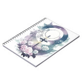Cuaderno cross tattoo flower 34 notitieboek (Linkerzijde)