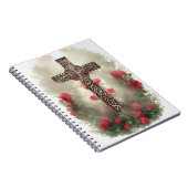 Cuaderno cross tattoo flower 36 notitieboek (Rechterzijde)