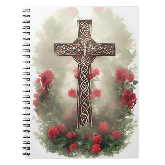 Cuaderno cross tattoo flower 36 notitieboek (Voorkant)