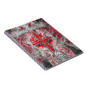 Cuaderno cross tattoo flower 37 notitieboek (Rechterzijde)