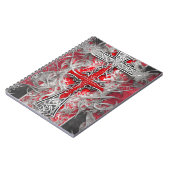 Cuaderno cross tattoo flower 37 notitieboek (Linkerzijde)