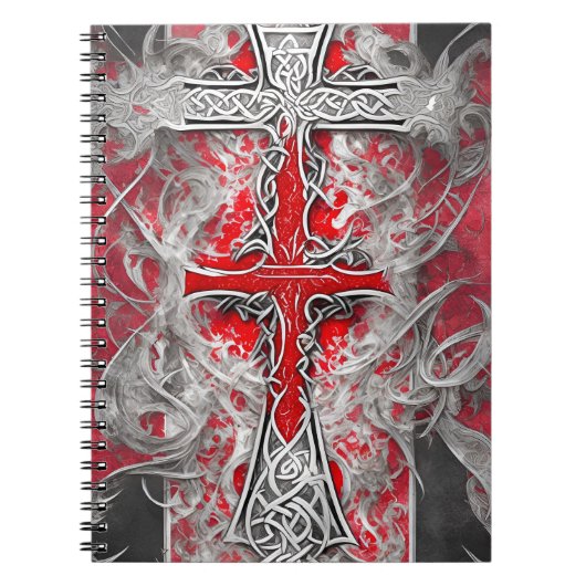 Cuaderno cross tattoo flower 37 notitieboek (Voorkant)