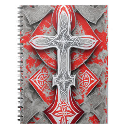 Cuaderno cross tattoo flower 38 notitieboek
